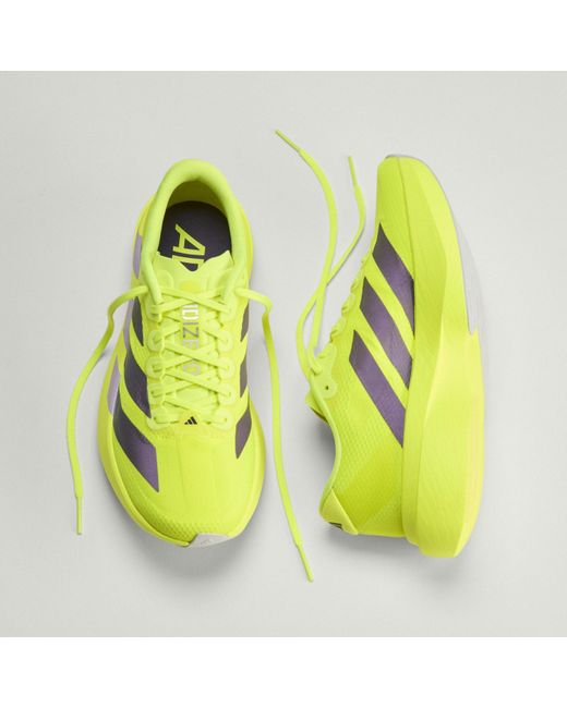 Adidas Yellow Adidas Adizero Evo Sl Woven Sneaker