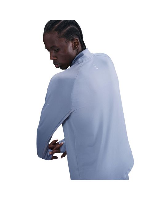 Nike Blue Stride Half Zip Top for men