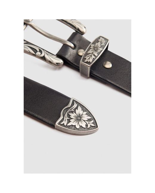 Levi's Black Rodeo Leather Belt