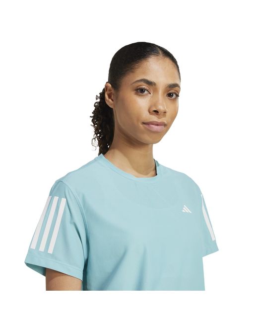Adidas Blue Own The Run T-Shirt