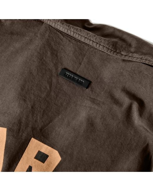 Fear Of God Brown Windbreaker for men