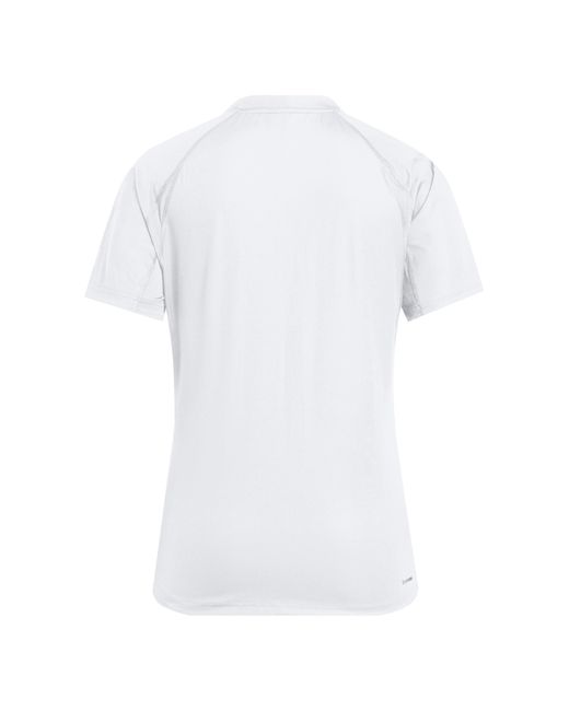 Adidas White Club 3-Stripes Tennis Climacool T-Shirt