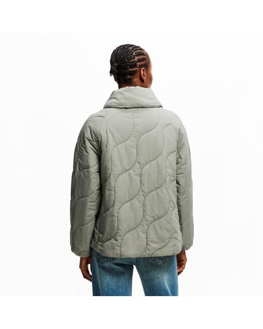 Varley Green Quilted Jacket