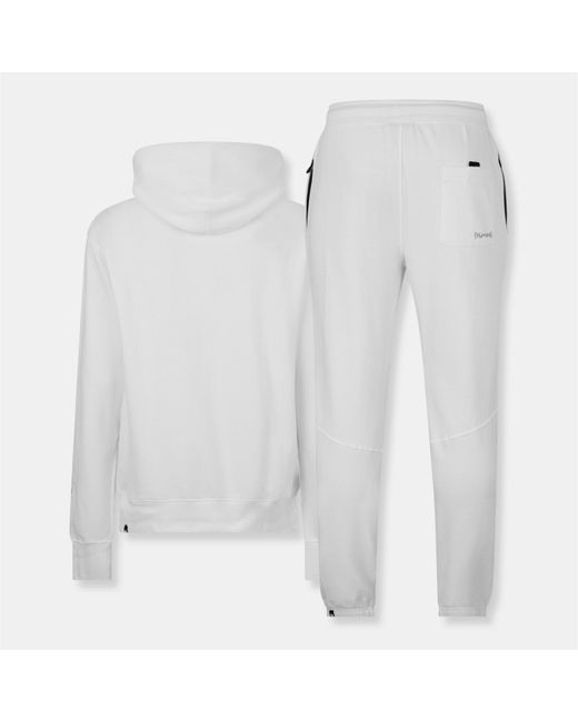 Money White Patch Hood Tracksuit for men