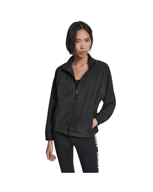 DKNY Black Windbreaker