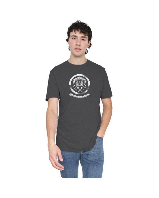 Other Gray Oldsmobile 1930S Crest Emblem T-Shirt Charcoal for men