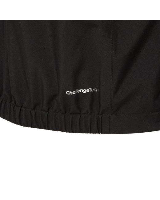 Slazenger 1881 Black Water Resistant Windproof Funnel Neck Long Sleeve Performance Golf Jacket for men