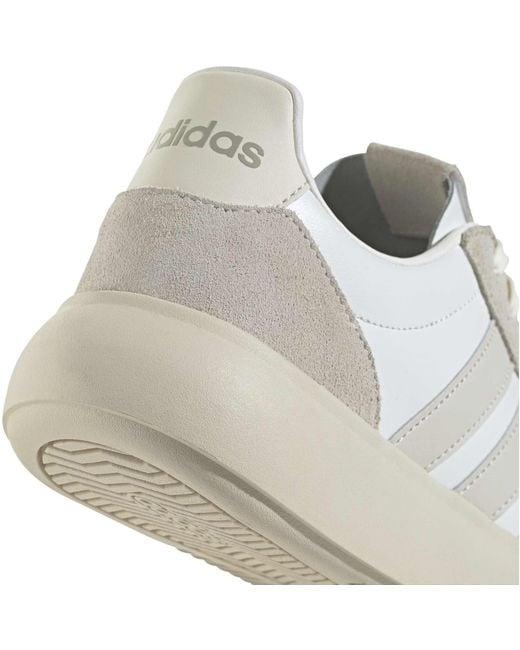 Adidas White Barreda Decode Lux Low-Top Trainers for men