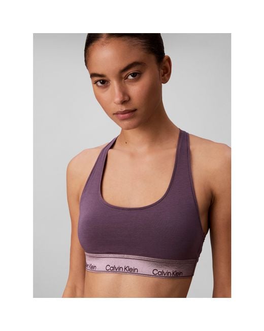Calvin Klein Purple Calvin Mod Cot Blet Ld71