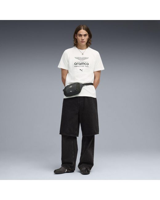 PUMA White X Aston Martin F1 Team Essentials Tee