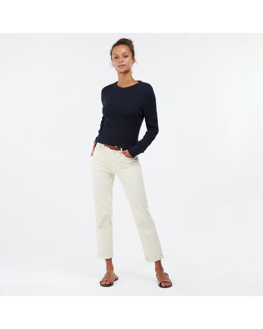 Barbour Blue Hampton Knit Sweater