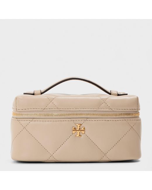 Tory Burch Natural Kira Ew Vanity Crossbody Bag