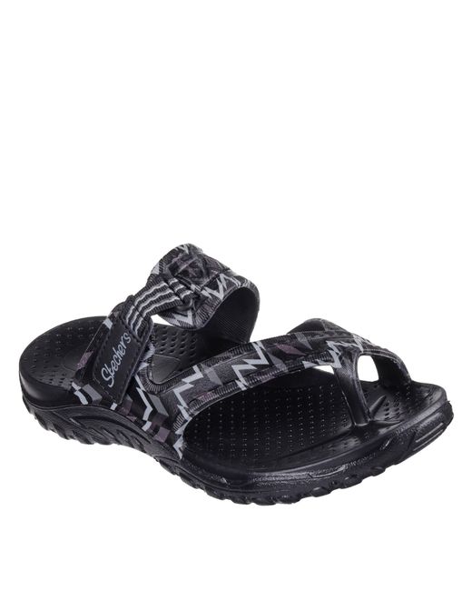 Skechers Blue Reggae Flat Sandals
