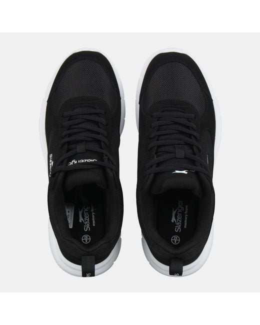 Slazenger 1881 Black Force Mesh Trainer for men