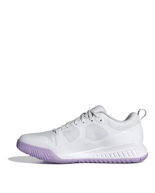 Adidas White Court Team Indoor Netball Shoes