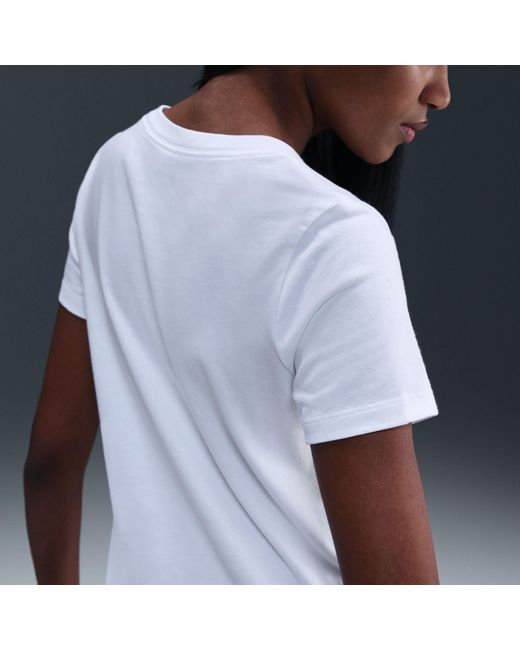 Nike White Club V T-Shirt
