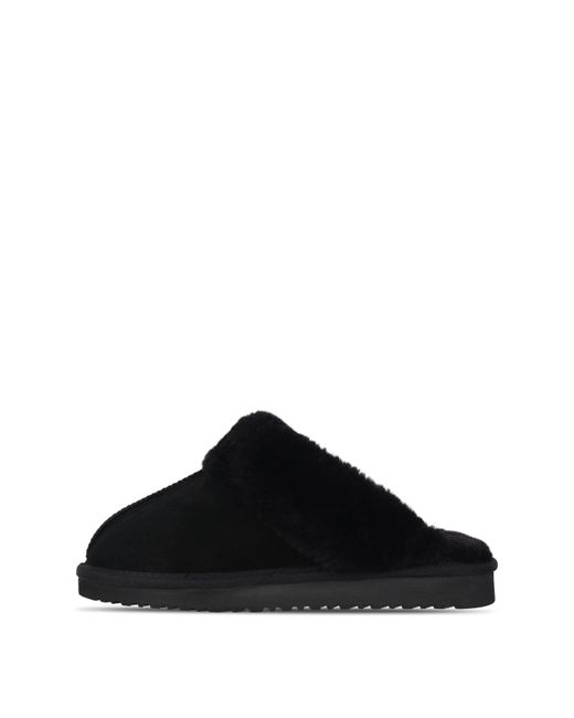 Jack Wills Black Mule Slippers