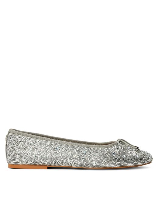 Steve Madden Blossoms R Metallic Patterned Flats