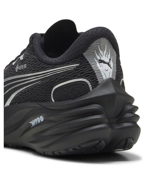 PUMA Black Velocity Nitroâ 4 Gore-Texâ Waterproof Road Running Shoes