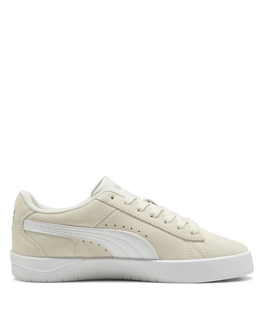 PUMA White Jada Suede Trainers