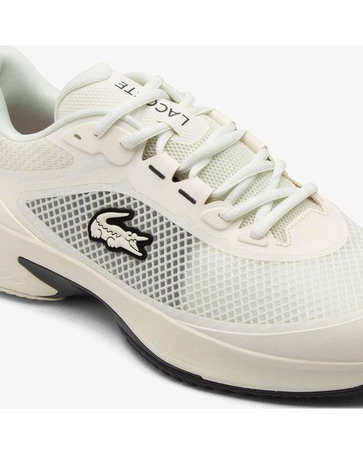 Lacoste White Tech Point Tennis Shoes for men
