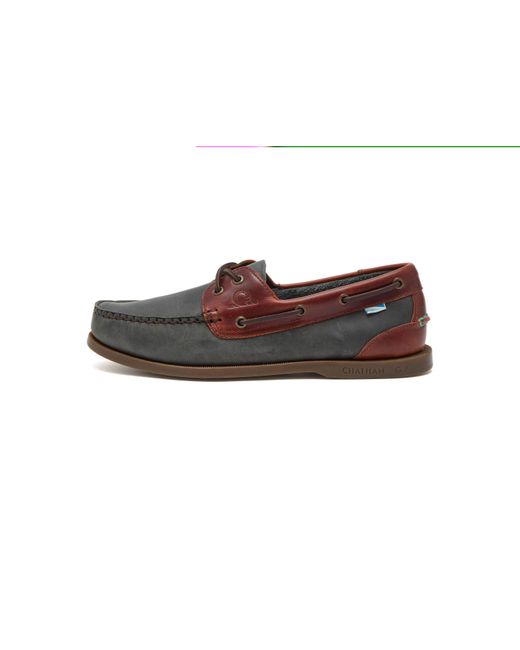 Chatham Brown Boat Shoes for men