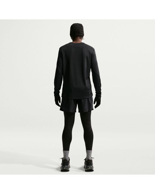 Nike Black Miler Ls Tee Sn64 for men