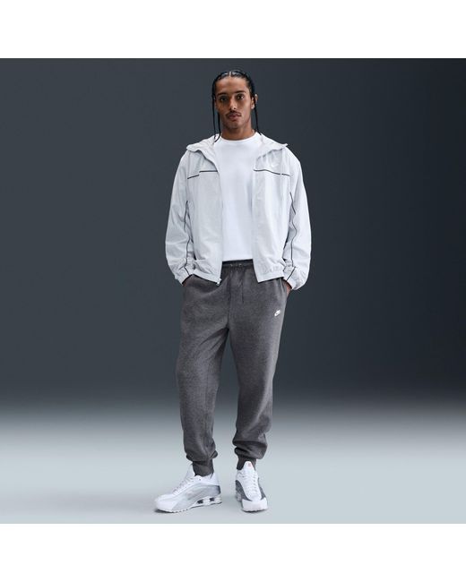 Nike Gray Sportswear Club Fleece Jogging Pants for men