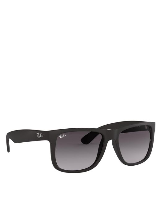 Ray-Ban Gray Justin Square Sunglasses
