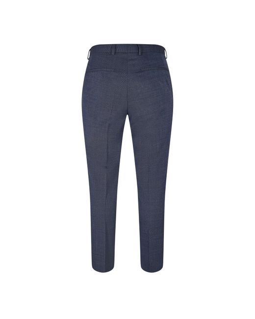 Boss Blue Straight Leg Trousers for men