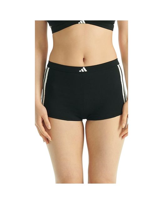 Adidas Black Active Essentials Cotton 3-Stripes Shortie