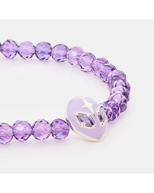 Thomas Sabo Purple Charm Bracelet