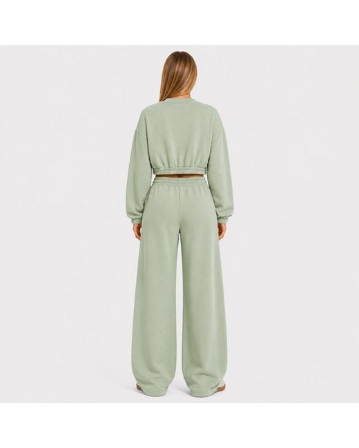 I Saw It First Green Barrel Fleece Joggers
