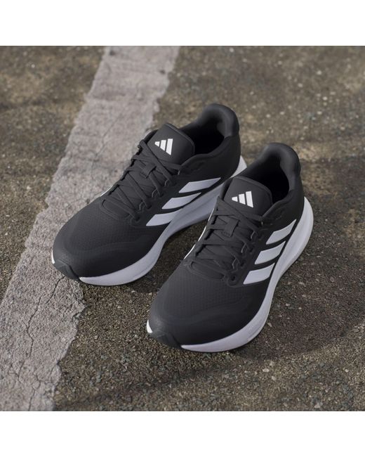 Adidas Black Run Falcon 5 Trainers for men