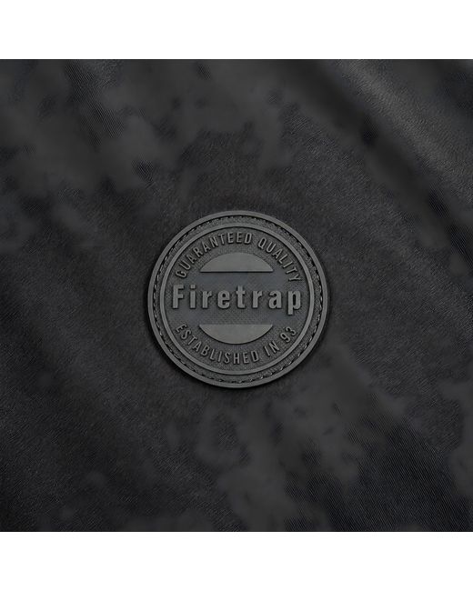 Firetrap Black Bubble Mid Jacket for men