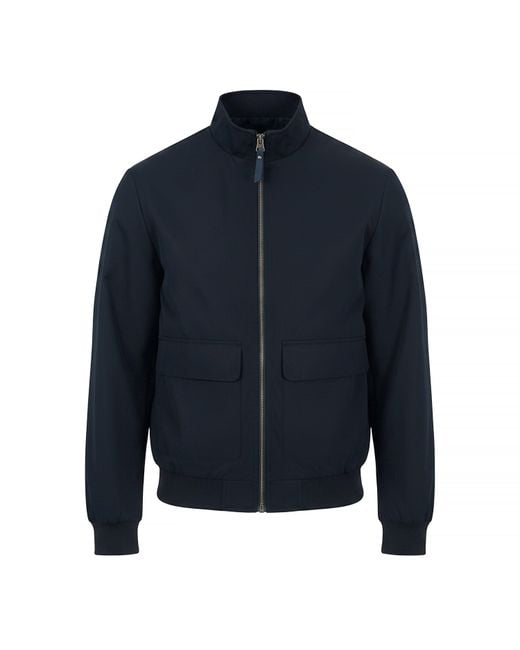 Brave Soul Blue Bomber Jacket for men