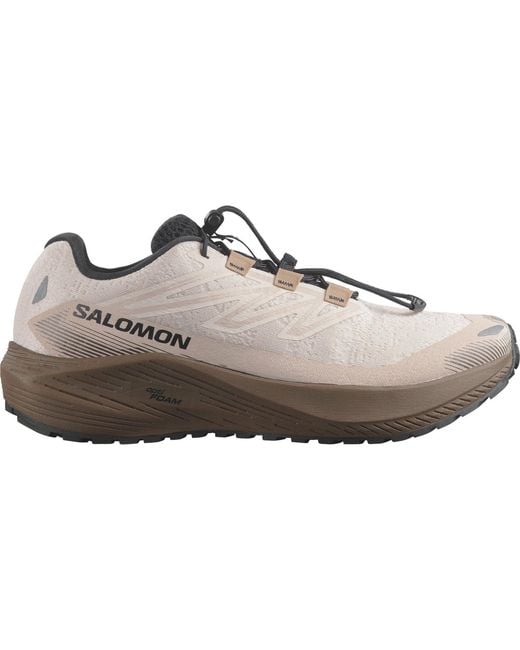 Salomon Gray Aero Flow Gravel Trail Running Shoes for men