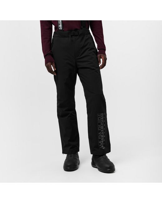 Napapijri Black Arver Weather Protection Ski Trousers for men