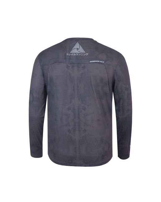 Karrimor Blue Long-Sleeve Performance Running Top for men