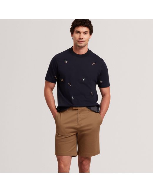 Ted Baker Brown Chino Shorts for men