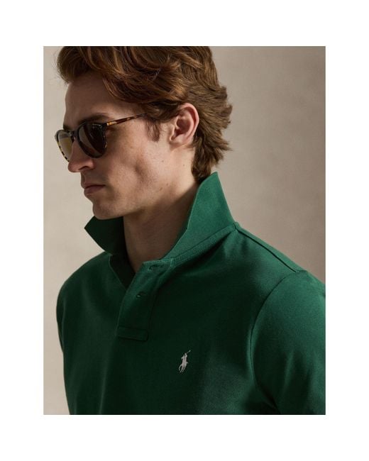 Polo Ralph Lauren Green Custom Short Sleeve Polo Shirt for men