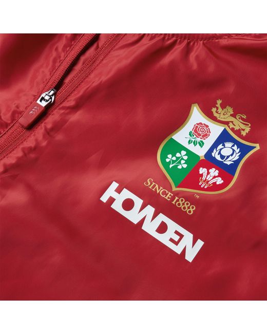 Canterbury Red British And Irish Lions 2024 Lightweight Rain Performance Rugby Jacket for men