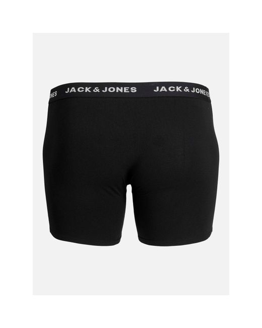 Jack & Jones Black Jack 7-Pack Basic Trunks Plus Size for men