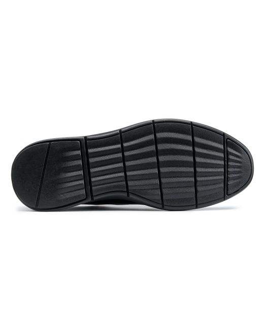 Hotter Black Hugo Wide Fit Shoes for men