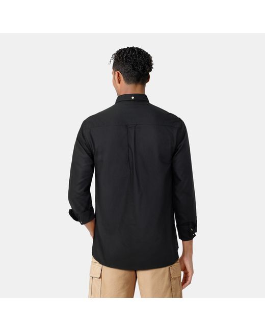 Lyle & Scott Black Oxford Shirt for men