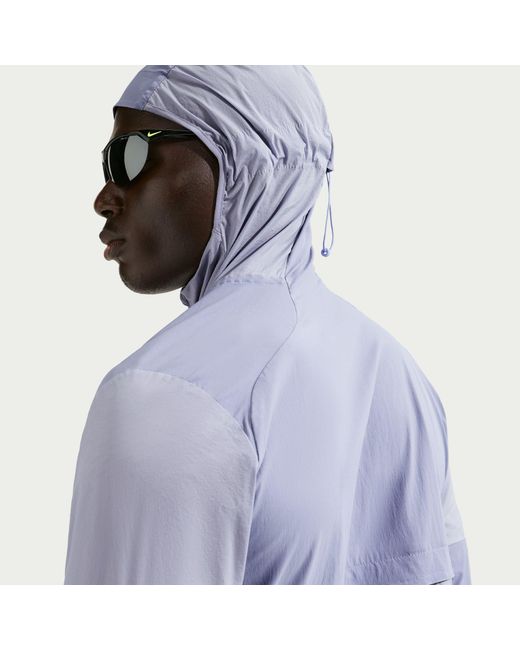 Nike Blue Stride Plus Repel Running Jacket for men