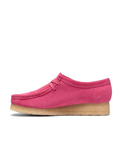 Clarks Pink Moc Toe Formal Shoes