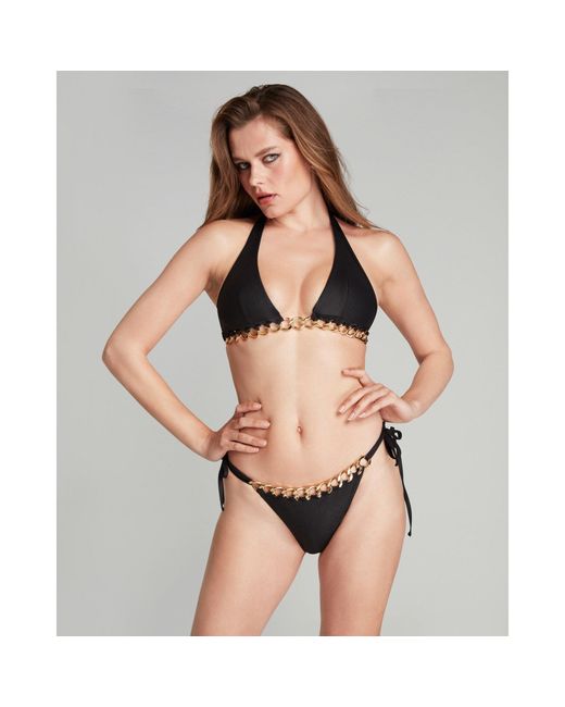Agent Provocateur Black Axl Bikini Top