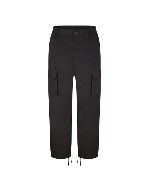 Timberland Black Utility Straight Leg Trousers for men