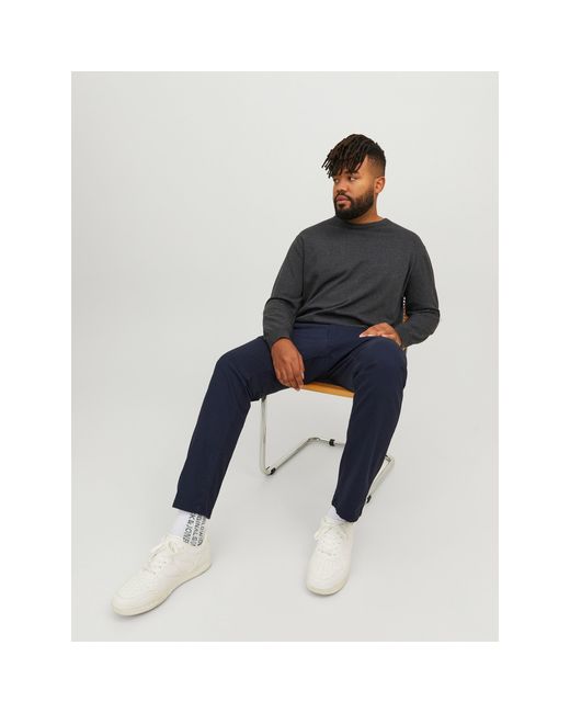 Jack & Jones Brown Dave Chino Trouser Plus Size for men